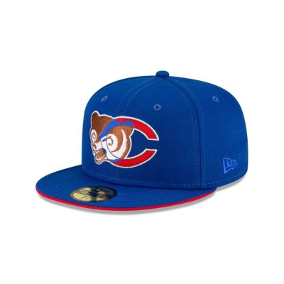 Chicago Cubs Gorra | New Era MLB Double Logo 59fifty Fitted Cap Mexico - Azules
